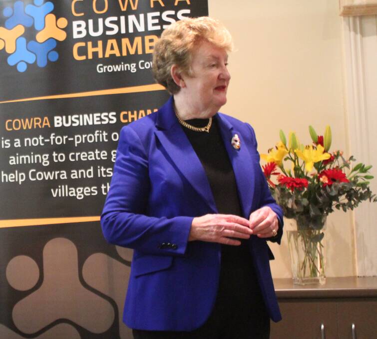 NSW Small Business Commissioner Robyn Hobbs OAM was on hand to explain the program at the Cowra Business Chamber’s Women in Business event. 