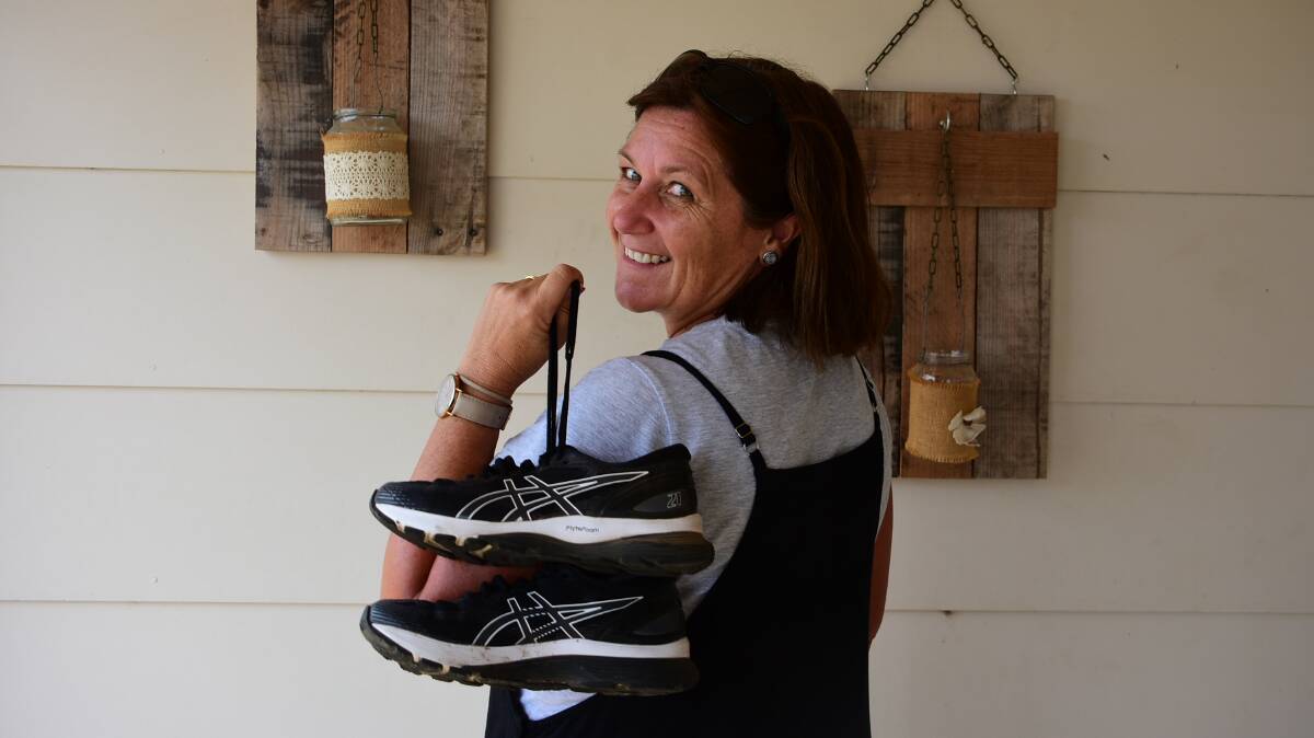 Cowra's Nikki Kurtz is raising money for Cowra Special Needs Service by walking 10kms in 10 days and a further 5kms each day for the month of March. 