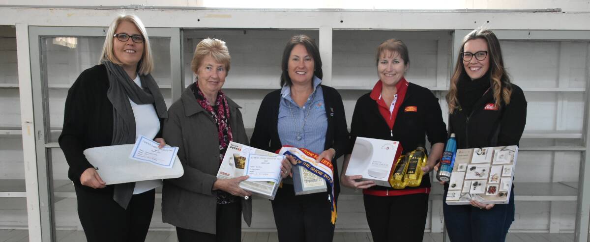 Sharon Spolding, Faye Amos, Gayle Newton, Ros Thompson and Nicole Spolding have all had success in the cooking section of the Cowra Show. 