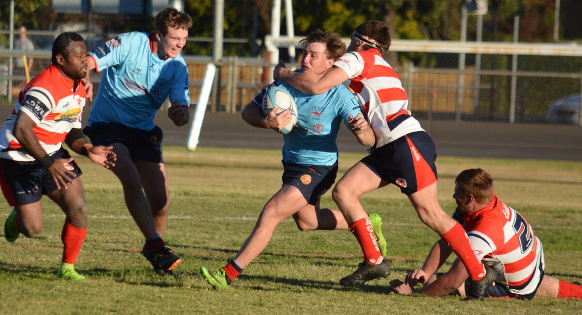 The win came late and it was great for the Cowra Eagles on Saturday. Photos: NICK GUTHRIE