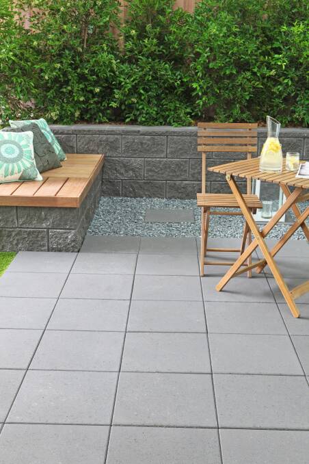 Stackbond is simple to install by carefully laying each paver down by one corner. Keep in mind lines have to be straight, as this pattern will show up any imperfections.