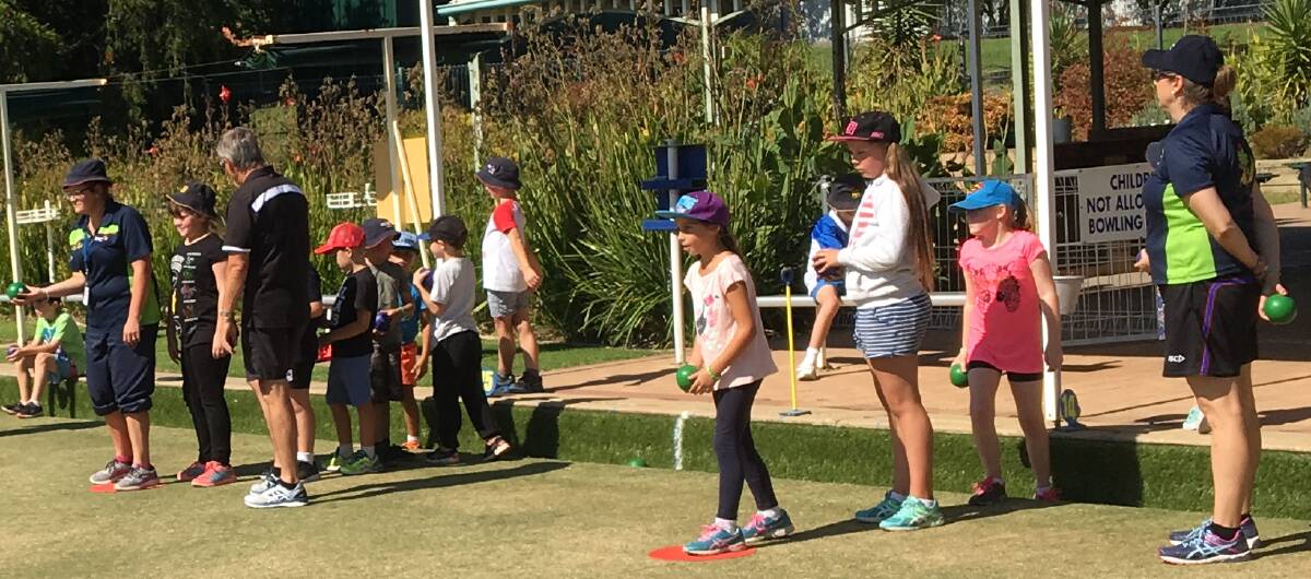 Cowra PCYC and Cowra Bowling Club hosted lawn bowls learning activities during the school holidays.