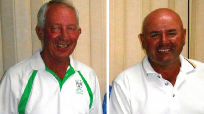 Gary Dolbel and Peter Kirwan go head-to-head in the A grade matchplay championships decider on Sunday at the Cowra Golf Club.