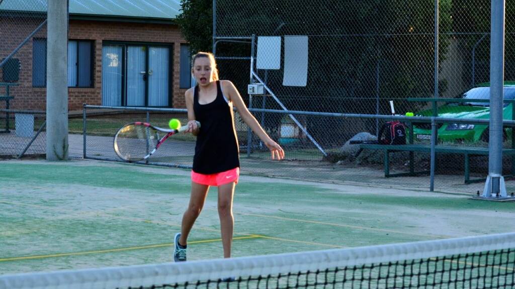 Ella Meeuwisse at a recent practice session ahead of the night compeititon.