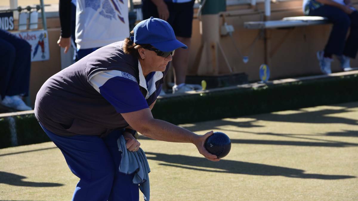 Diane Clark is in the Cowra ladies number two pennant team which will take part in the state playoffs held on the Central Coast next week.