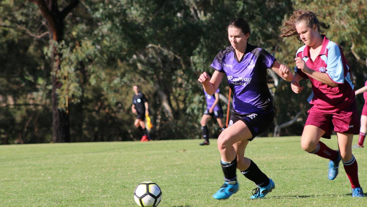 Catherine Gorham scored a goal in Cowra's third win of the season on Sunday.
