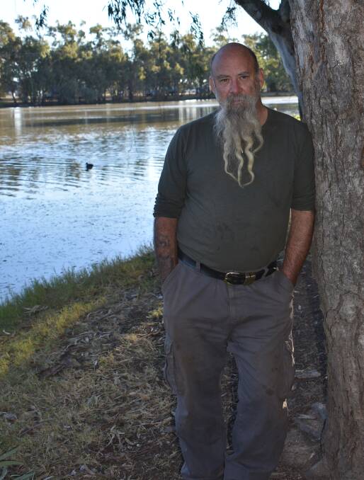 Peter White will be paddling down the Lachlan River to raise awareness of youth suicide in country NSW.