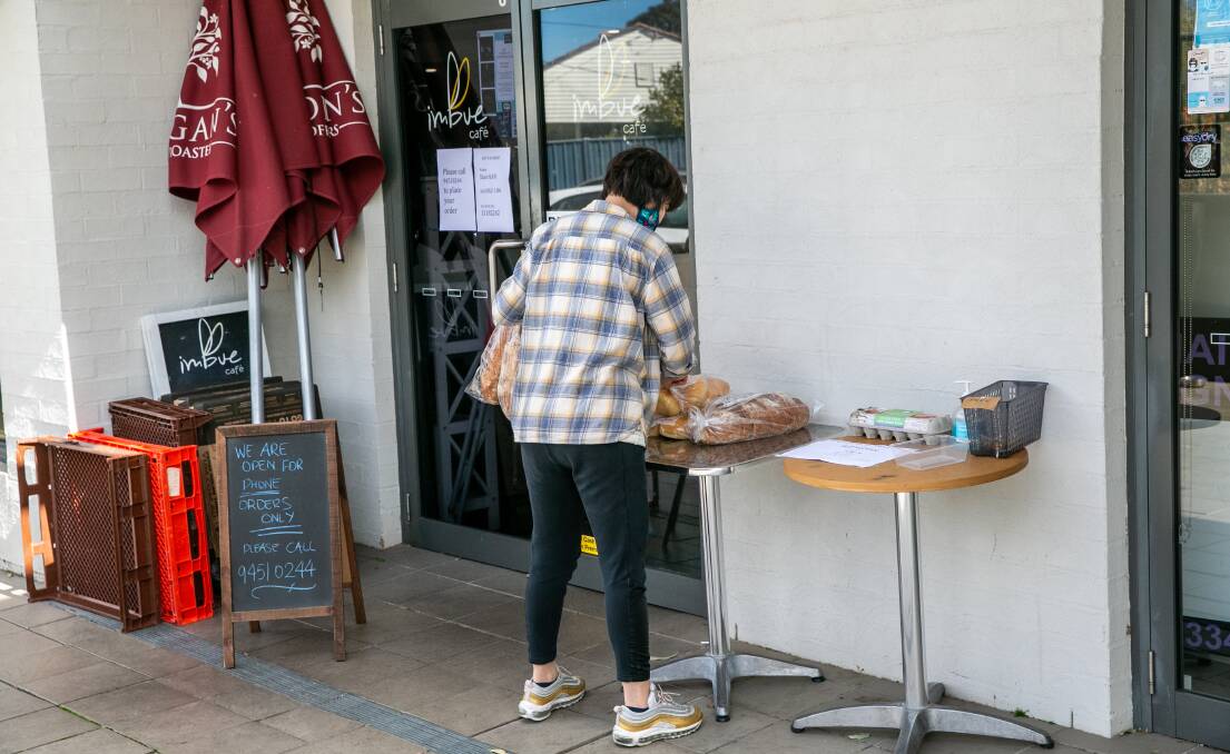 CARE: Imbue Cafe's Nany Han has organised free delivery and an honesty system. Picture: Geoff Jones