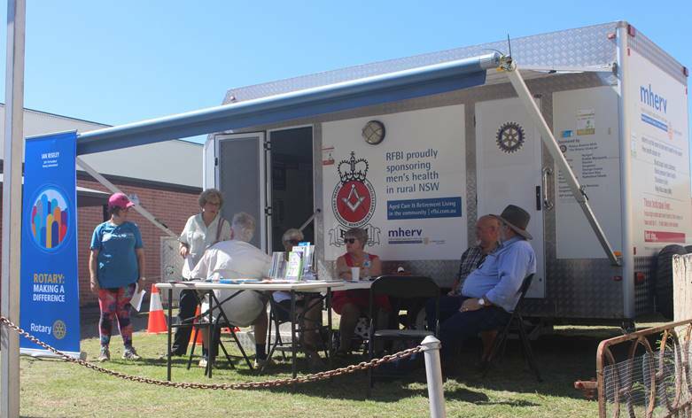 The Rotary Men's Health Education Rural Van will visit Cowra on October 18 and October 19.