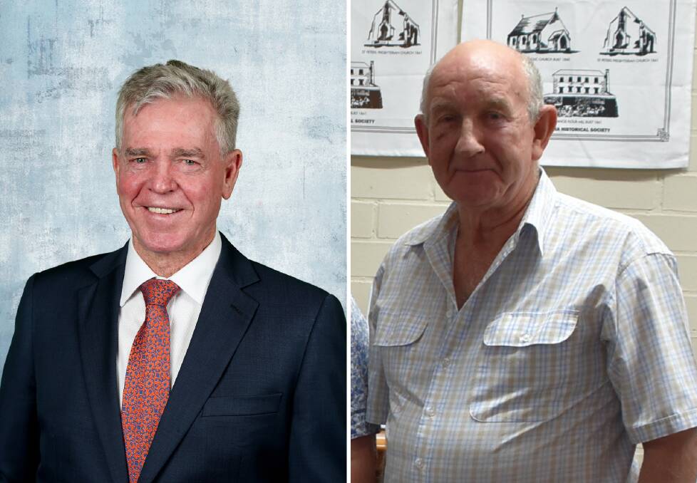 Councillors Bruce Miller (left) and Ray Walsh (right) will continue on Council's Australia Day committee until after the day in 2022.