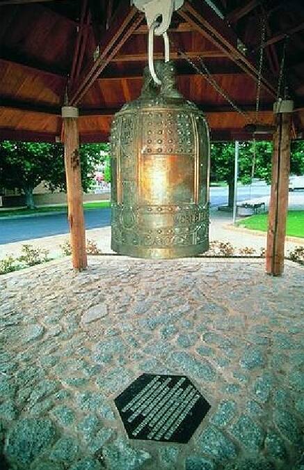 The Australian World Peace Bell is one of the attractions on the tours.