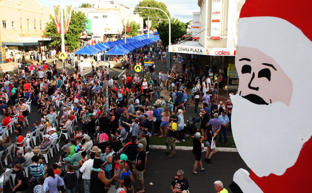 This year's Cowra Christmas Street Festival is set to be huge. File photo. 