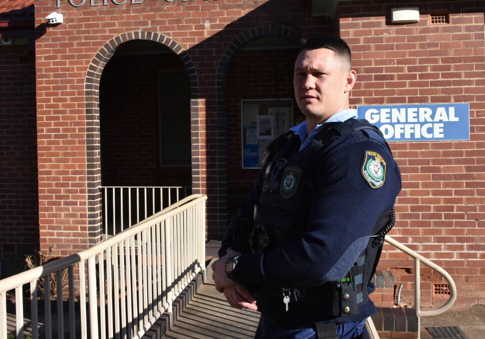Probationary Constable Harris will be headed to Darwin as part of the NSW Police Rugby League side.