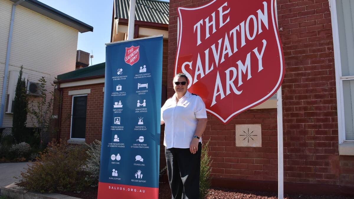  Major Cathryn Williamson will be highlighting where your Red Shield Appeal donation goes, thanks to some new signage at her collection point.