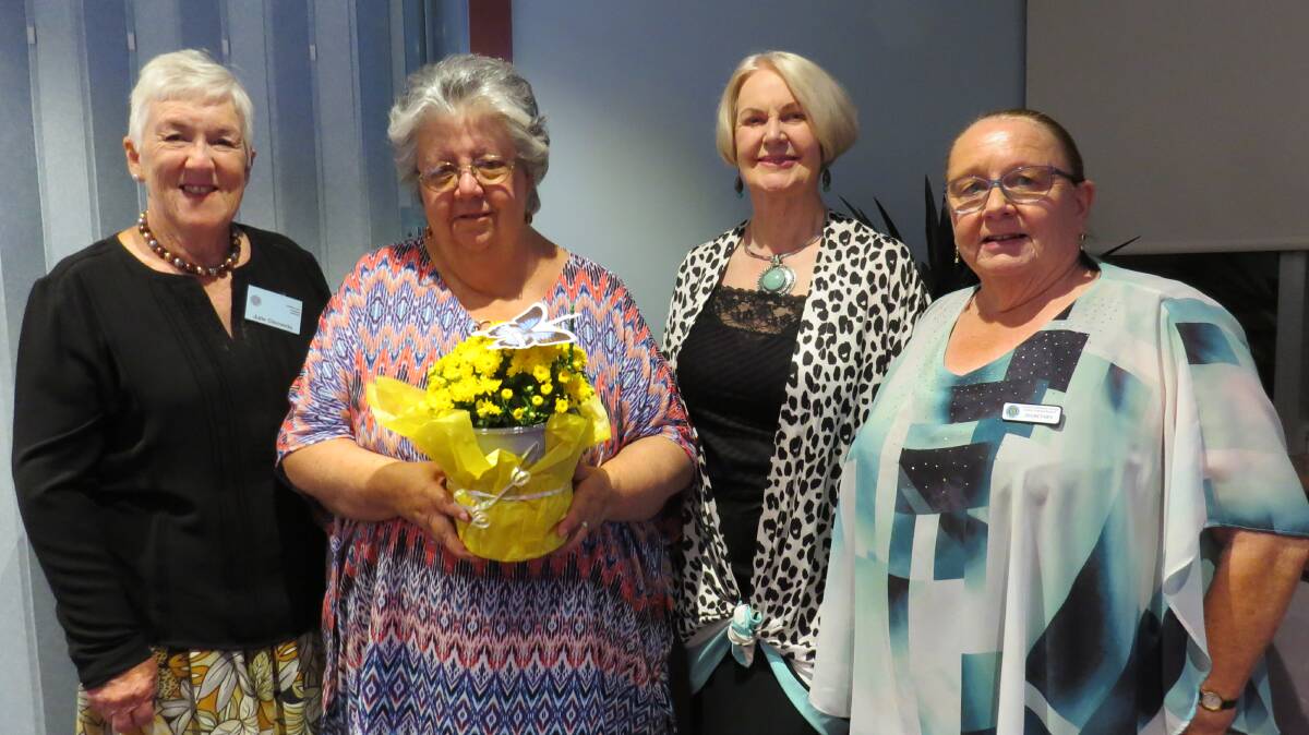 Julie Clements, Muriel Corey, Joy Bonnor and Cheryl McAlister pictured at the Cowra Evening CWA meeting.