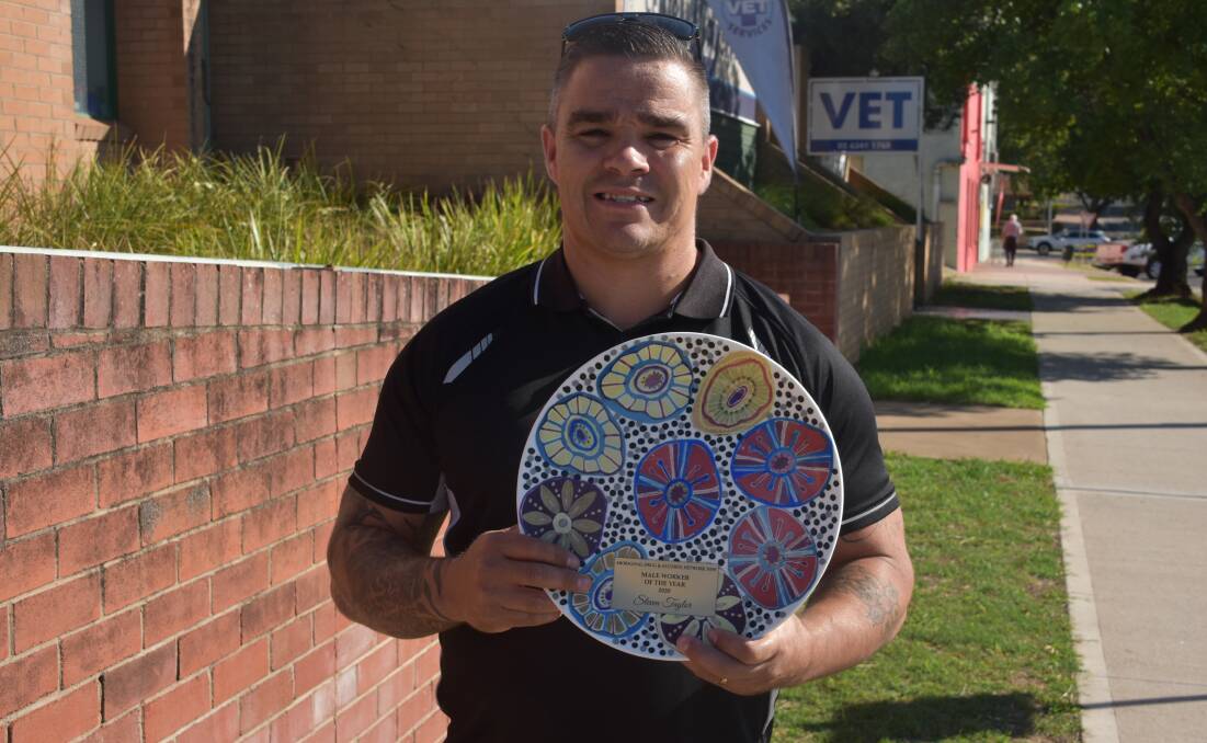 Steven Taylor has been named the Male Alcohol and Other Drug Worker of the Year.