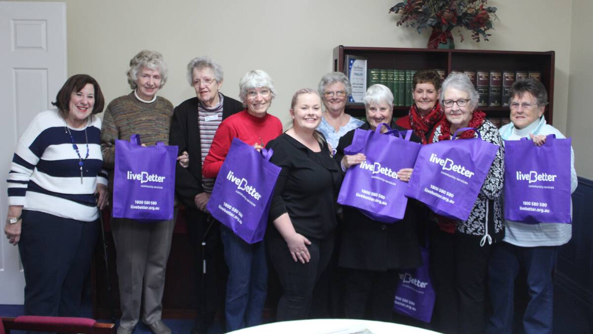 The Cowra Arthritis Support Group with Community Care Coordinator Roxanne Allan at their most recent meeting.