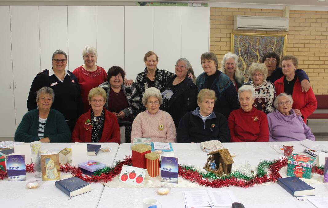 The ladies of the Home League during their most recent meeting.