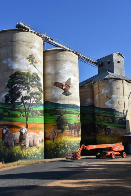 Amazing Artworks: The stunning Grenfell Silo Art has gained attention worldwide on social media. Photo: File.
