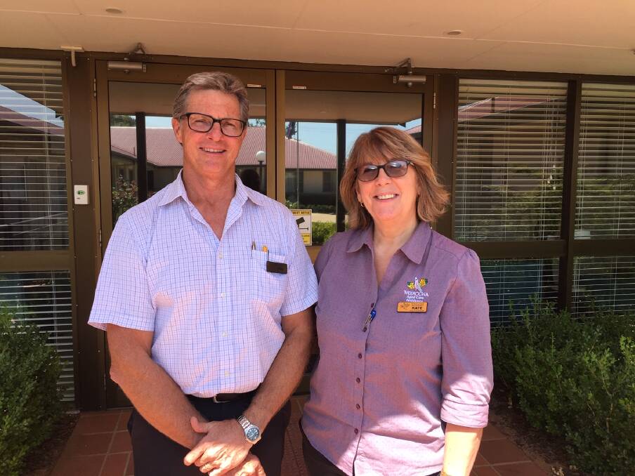 Helping hands: Rob Chew and Kate Chew are the mangers at Weerona Aged Care Residence and lead an incredibly talented and knowledgeable team. Photo: Supplied
