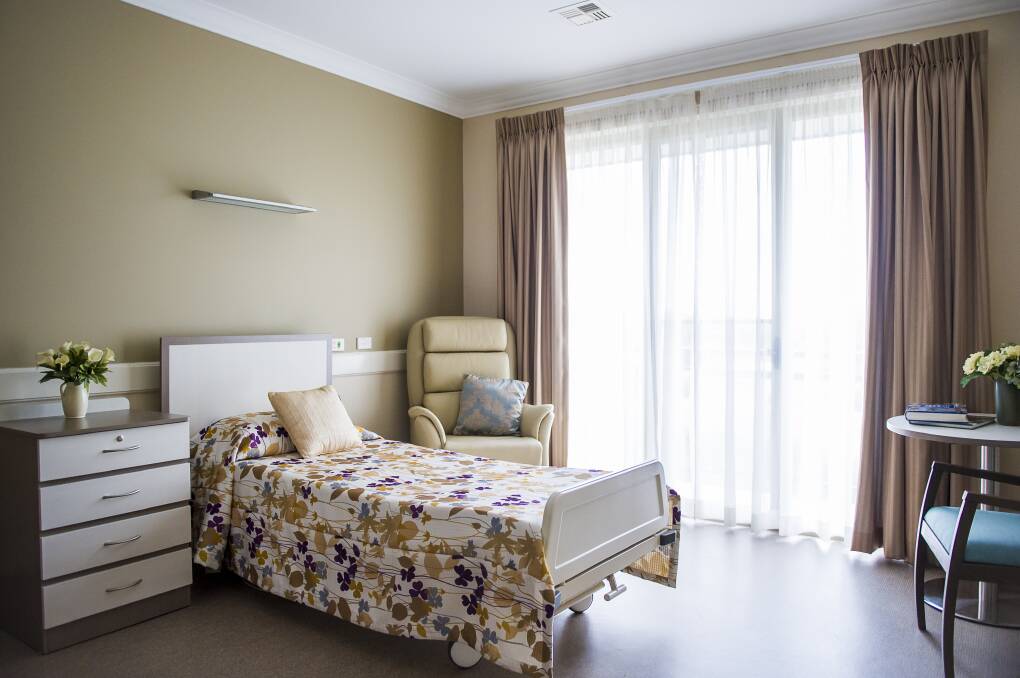 Make yourself at home: One of the many rooms available at Weeroona Aged Care Residence. Photo: Supplied.