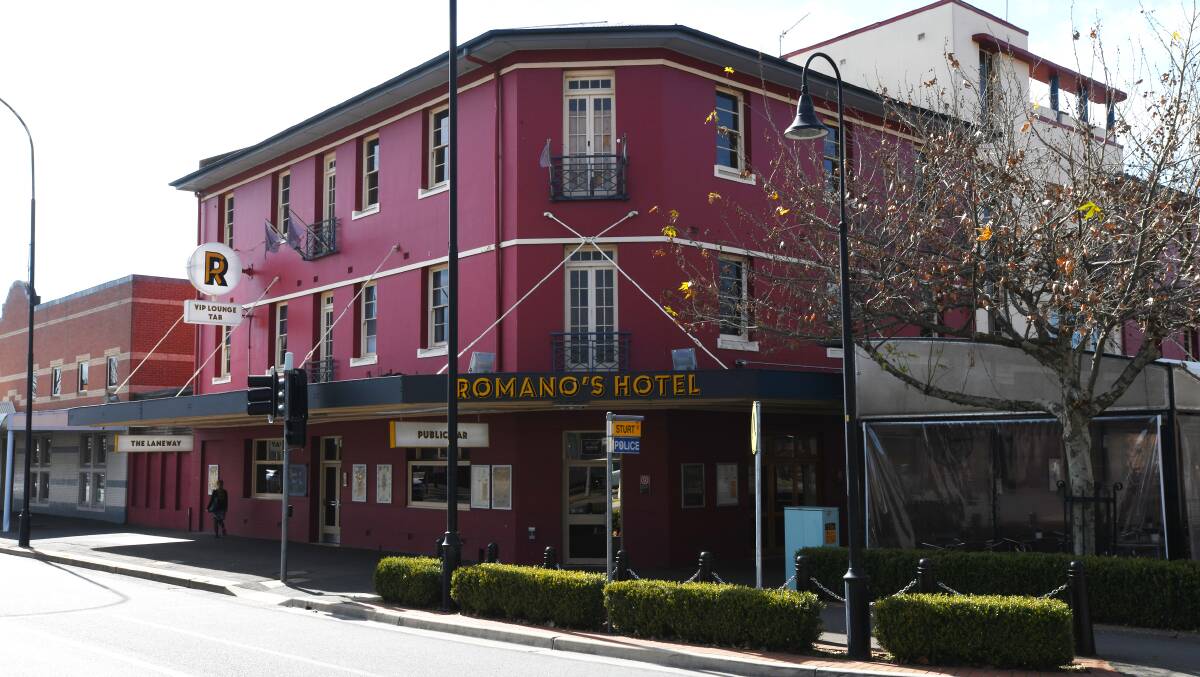 Romano's Hotel in Wagga, site of Ms Berejiklian's dinner with Daryl Maguire and his busines partner in a visa scam.