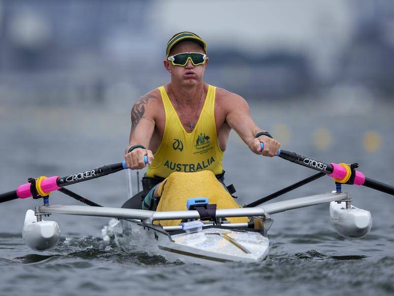 Erik Horrie has won a third successive Paralympic silver medal in the men's single sculls.