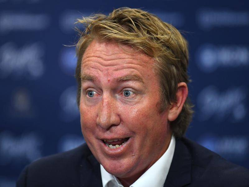 Sydney Roosters coach Trent Robinson has angrily shot down talk Payne Haas will be joining his team.
