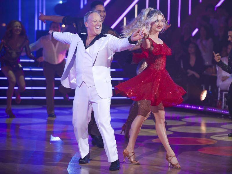Former White House spokesman Sean Spicer has been voted off Dancing with the Stars.