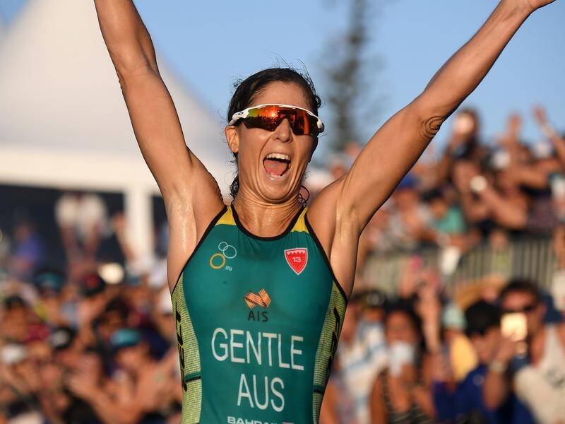 Triathlon star Ashleigh Gentle is supporting a tech study of mental health benefits of exercise.
