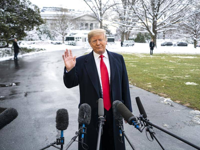 President Donald Trump says he's going to make a big announcement on the government shutdown.