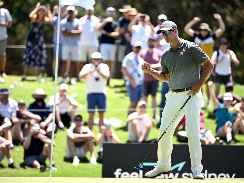 Adam Scott hopes his Australian Open showing is a sign of better things to come in 2024. (Dan Himbrechts/AAP PHOTOS)
