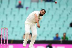 India's Mohammed Shami will miss the first two Tests against England after a recent ankle rpoblem. (Dan Himbrechts/AAP PHOTOS)