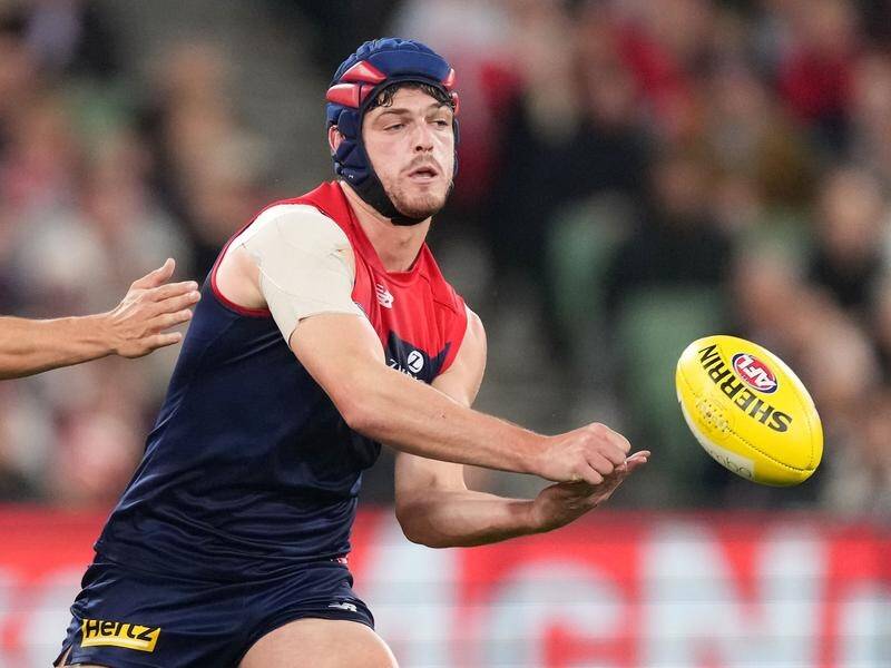 Angus Brayshaw's shift to the wing has been a big success for AFL leaders Melbourne.