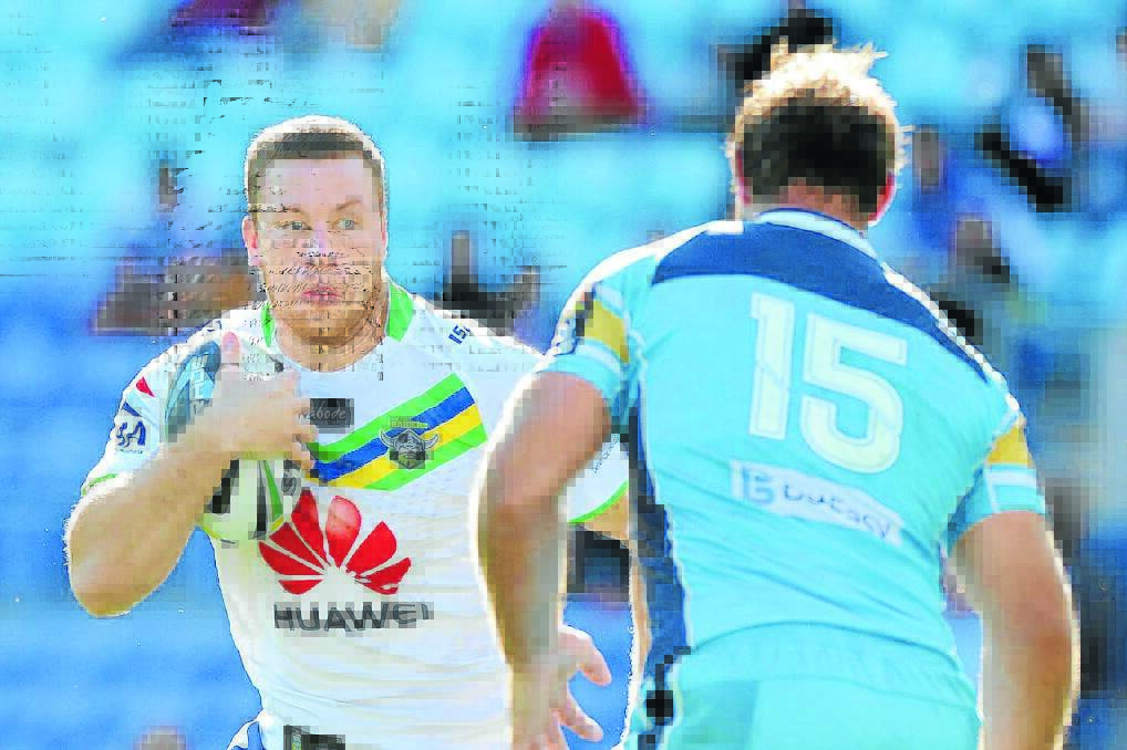 Shannon Boyd in action for his previous club, the Canberra Raiders. Photo: Getty Images