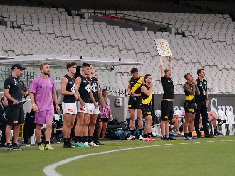 There is unlikely to be an increase in interchange bench numbers before the AFL's second round.