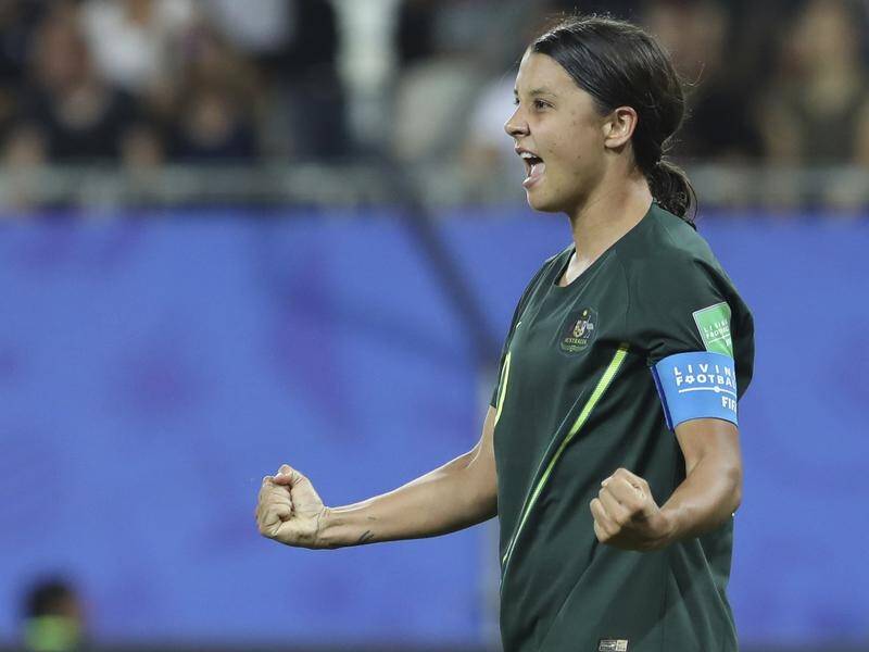 Australia's Sam Kerr is among the women's Ballon d'Or nominees for the second successive year.