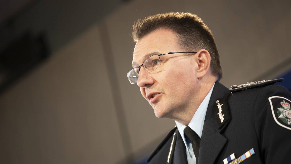 Australian Federal Police Commissioner Reece Kershaw. Picture: Sitthixay Ditthavong