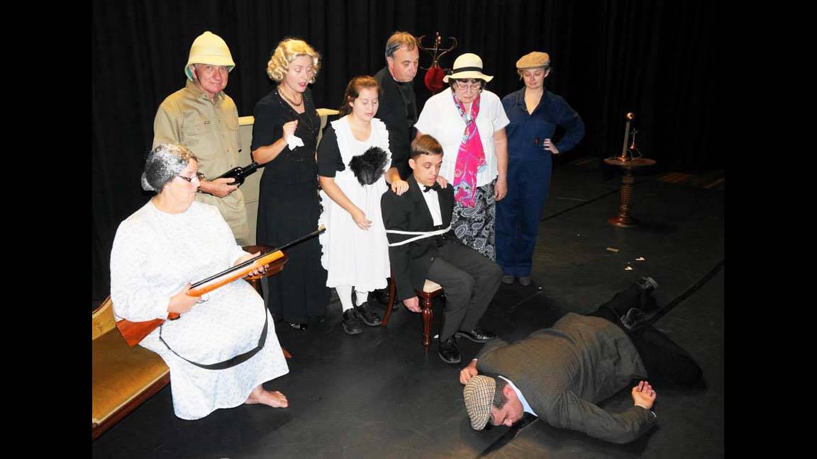 Who killed Trevor Barstow? All will be revealed at the Cowra Musical and Dramatic Society s latest production. The Butler Did it.