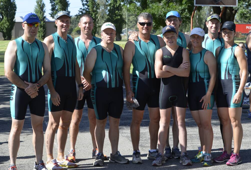 Cowra's green machine, Scott Vickary, Andrew Fisher, Glen Hudson, Darrell Makin, John Sullivan, Cooper Sullivan, John Wood, Amanda Dresser-Sullivan, Mark Fisher and Alison Stephens. Absent Mille Hickman and Sally Wallace.