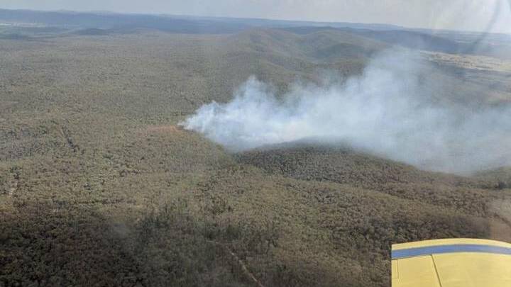 BUSHFIRE: NSW Rural Fire Service crews were called to multiple bushfires in the Canobolas Zone following lightning strikes in early January. Photo: NSW RFS
