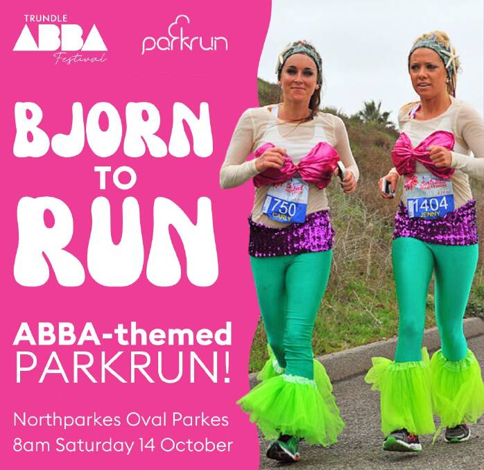 The Northparkes Oval Parkrun is holding an ABBA themed event on the morning of the Trundle ABBA Festival.
